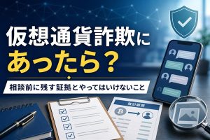 仮想通貨詐欺にあったら？