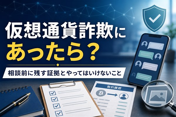 仮想通貨詐欺にあったら？