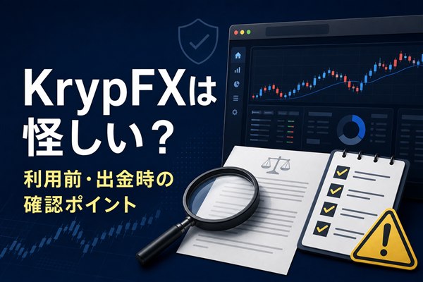 KrypFXは怪しい?利用前・出金時の確認ポイント