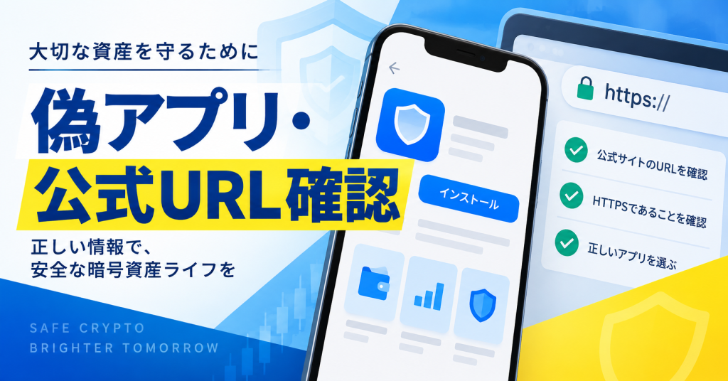 暗号資産アプリの偽サイト・偽アプリを見分ける確認手順