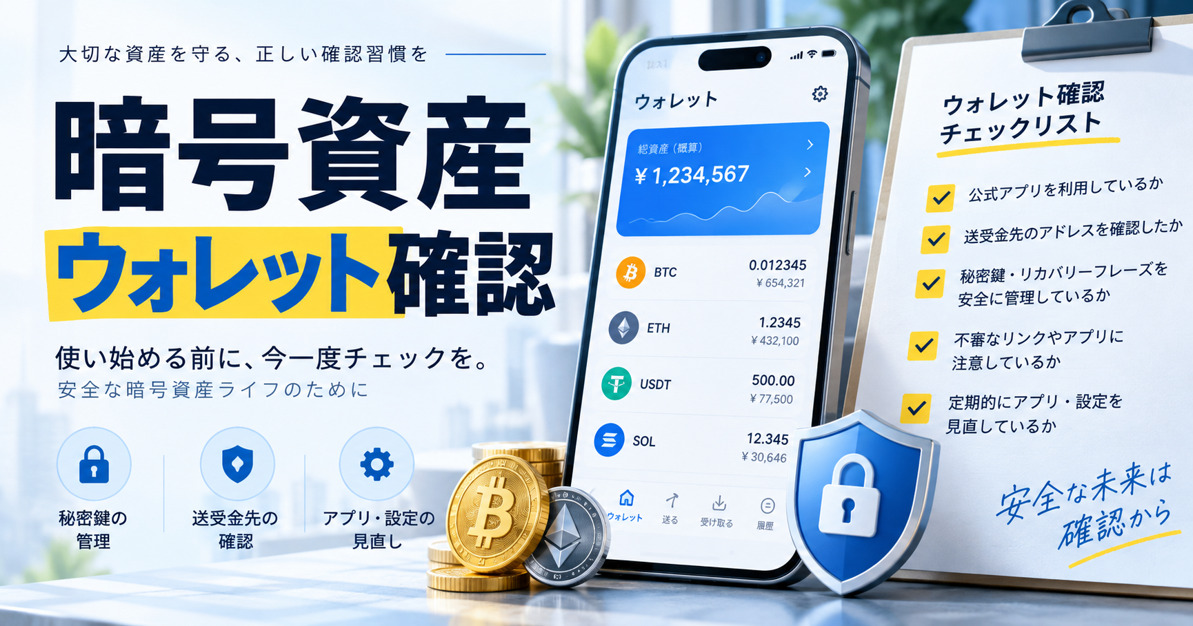 暗号資産ウォレット接続後に確認する署名・権限・解除手順